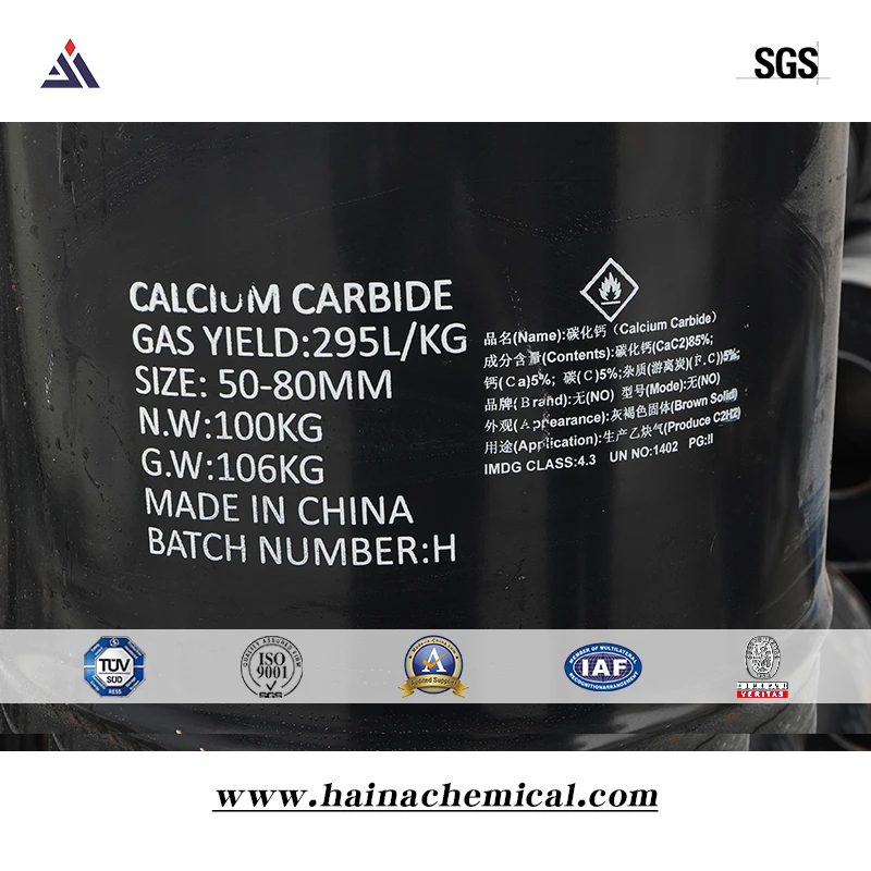 Carbure de Calcium 50-80mm